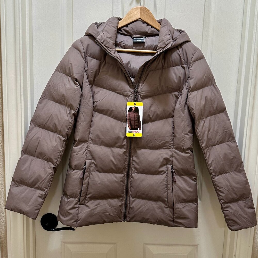 32 Degrees Women's Puffer Tech Jacket Size S Lightweight Water Resistant (NEW)